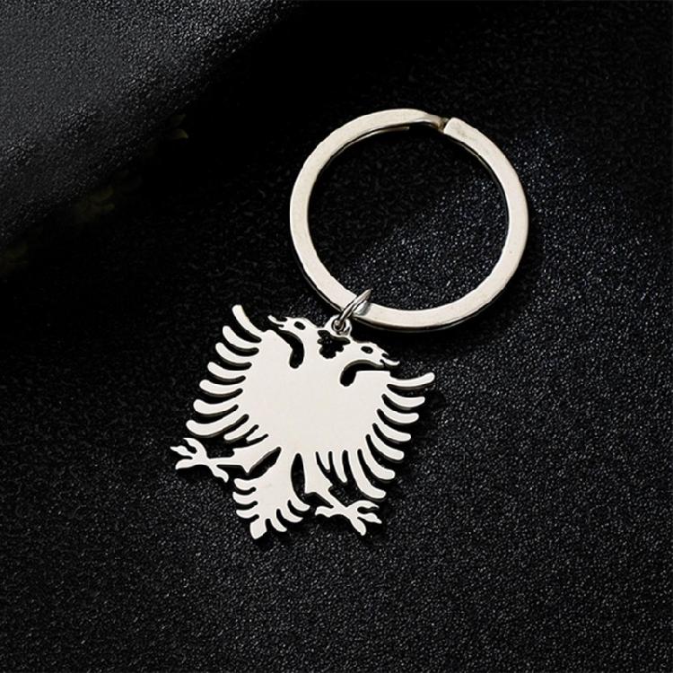 Modischer Schlüsselanhänger in Adlerform Gold/Silberfarbener Anhänger Schlüsselanhänger Schmuck
