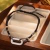 Titanium steel bracelet unisex niche design high-end birthday gift versatile fashion ol niche jewelry