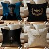 F-Faker SKT T1 2024 Five Champion Cushion Cover Anti-dustmite Pillowcase Invisible Zipper Silky Short Plush Sofa Cushion Cover