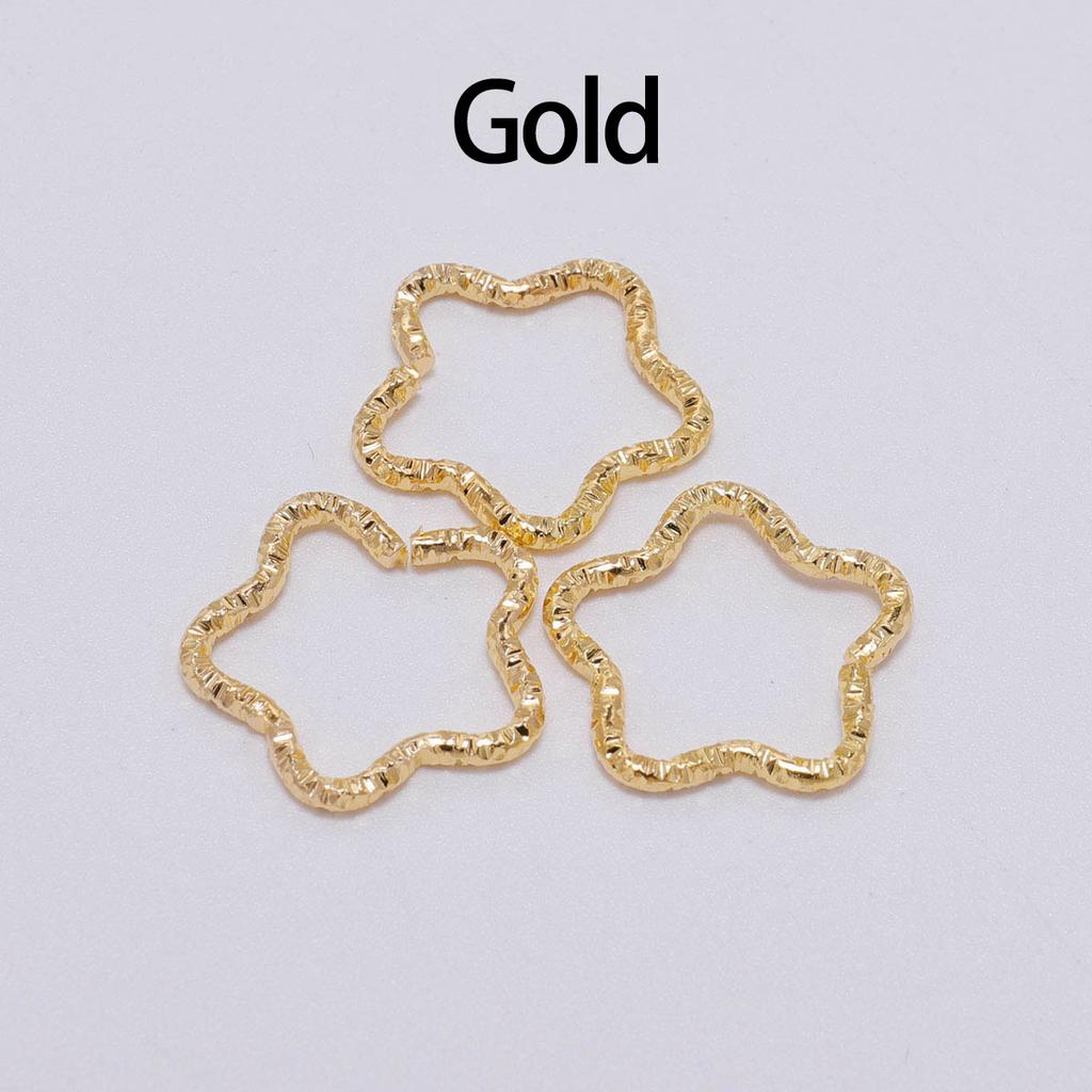 30-100 Stück/Los 8-20 mm Goldene Biegeringe Runde Gedrehte Sprengringe Verbinder Für DIY Schmuckzubehör Herstellungsbedarf