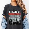 Bruce Springsteen Maglietta Streets Of Minneapolis Abolish T-shirt con cappuccio Felpa Gildan Top
