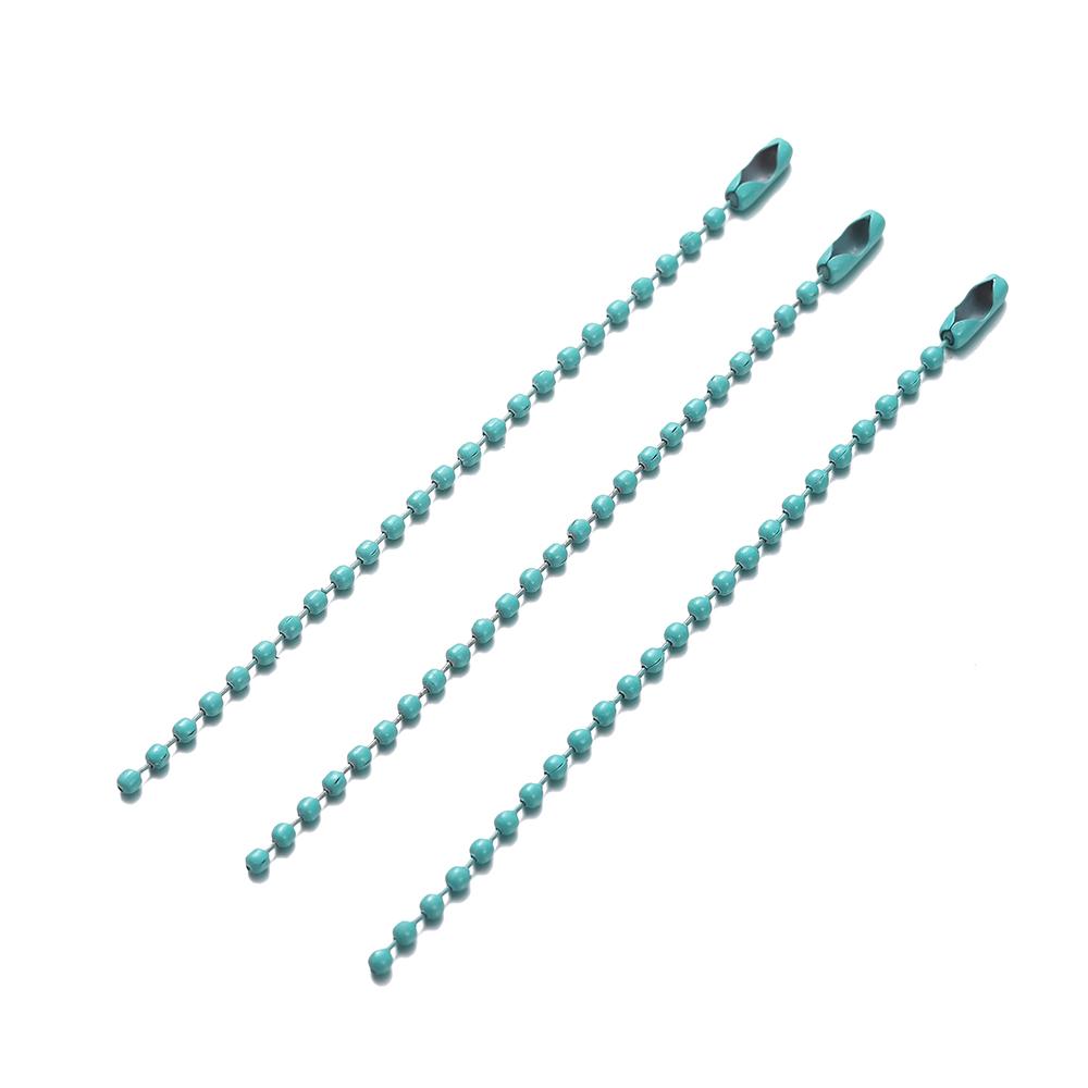 10/20pcs Colorful Ball Bead Chains Fits Key Chain Hand Tag Connector For DIY Bracelet Jewelry Making Accessorise Length 10CM