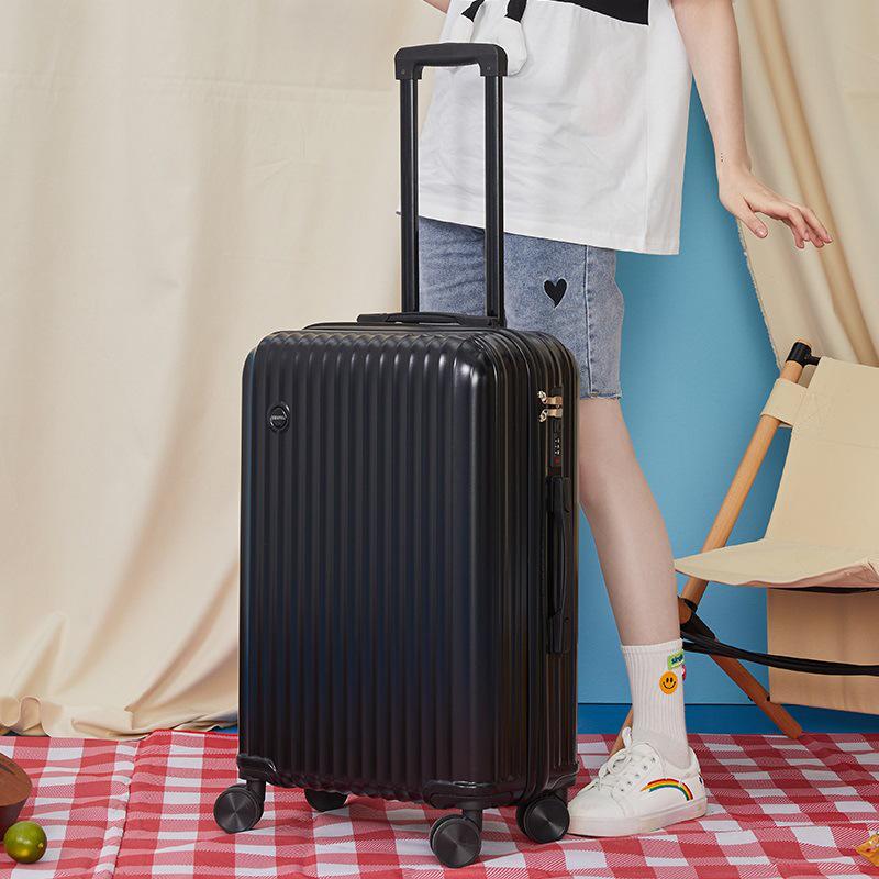 New Lightweight 20'' Student Carry-On Suitcase with Silent Universal Wheels for Women