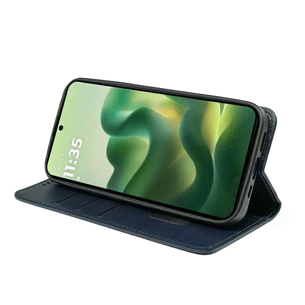 Case for Edge 70 Fusion+ 5G - Leather/PU, Blue