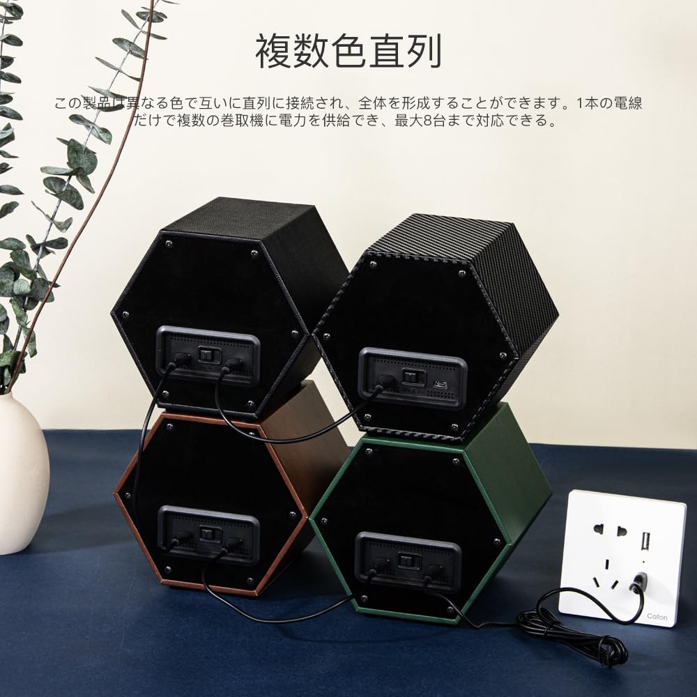 Automatic Watch Winder for Men and 2024 Upgrade Fiber Women, (Carbon - 147T)