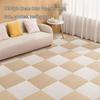 Large Square Patchwork Carpet: Anti-Slip, Self-Adhesive, Waterproof for Office & Bedroom Floors
