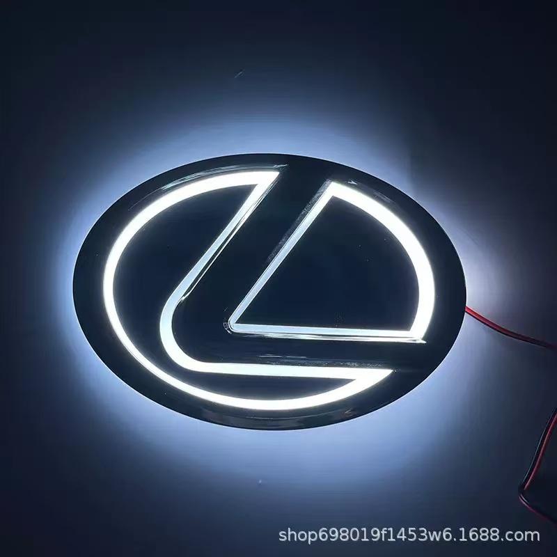 Autocollant Logo Phare LED 5D pour Voiture Emblème Arrière Badge pour Lexus ES250 ES300 ES350 IS250 IS300 RX300 RX330 NX GS GX a - Véhicule Auto De II1