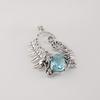 Sky Blue Topaz Gemstone 925 Sterling Silver Jewelry Partywear Pendant 1.8" For Gift CP-42-16