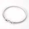 New Fashion Snake Bone Chain Bracelet Classic Stainless Steel Wrist Chain For Men Women Jewelry Gift Unisex