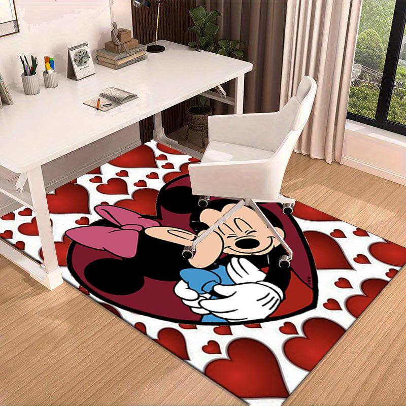 Mouse Couple Artwork Printed Area Rug for Office, Chair Rug, Decorative Carpet Floor Mat, Large Size Fan gifts Christmas gifts