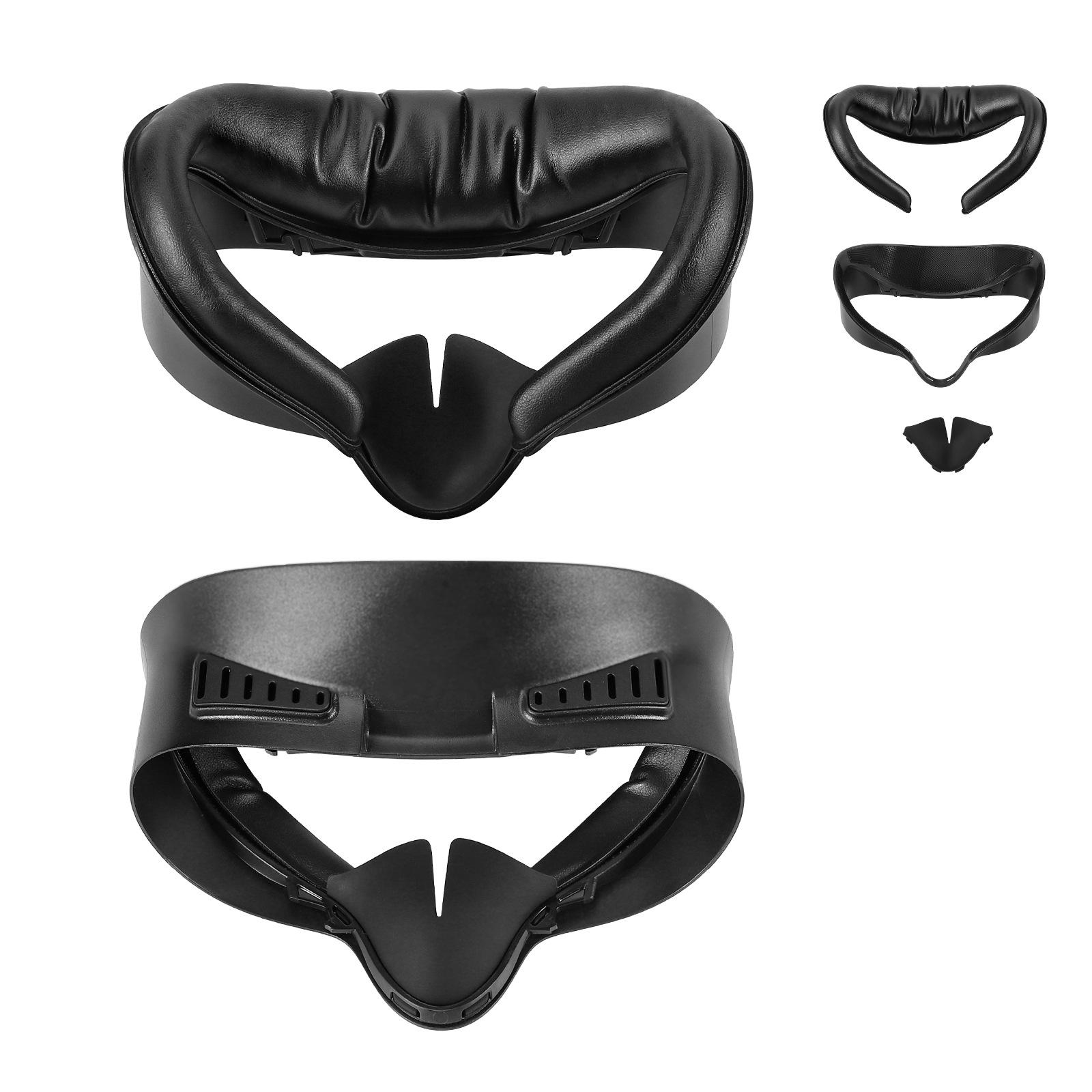 

Meta Quest 3S Face Cover: Soft Leather, Skin-Friendly, Light-Blocking VR Accessory