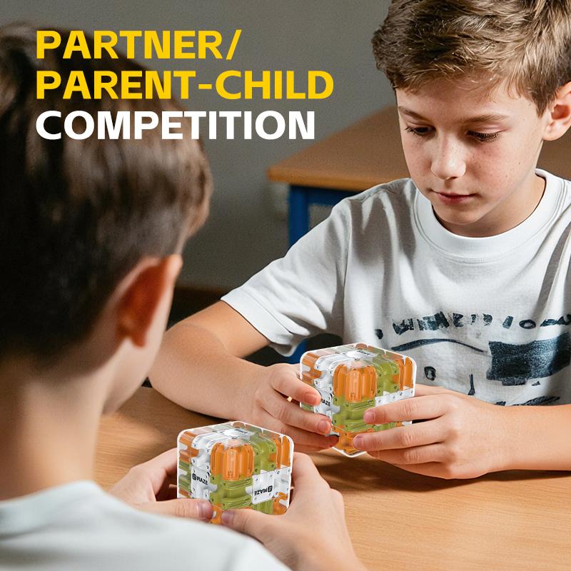 Non-Toxic Hot 3D Maze Magic Cube Fidget Toy Creative Anti-Stress Magic Cube Top Thinking Logical Puzzle Toy For Party Toys Christmas Gift