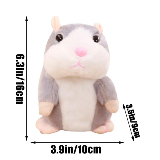 repeating talking plush hamster