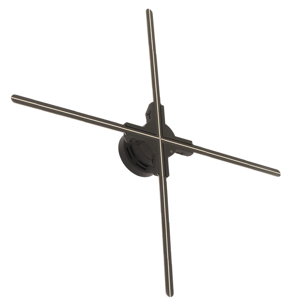 3D Holographic Advertising Machine 2000x720 720 LEDs 4 Leaves Plug and Play Adjustable WiFi 3D