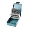Makita Drill Bit Set D-46399 18 Pieces with Case Includes Steelworking Woodworking Concrete Drill Bits