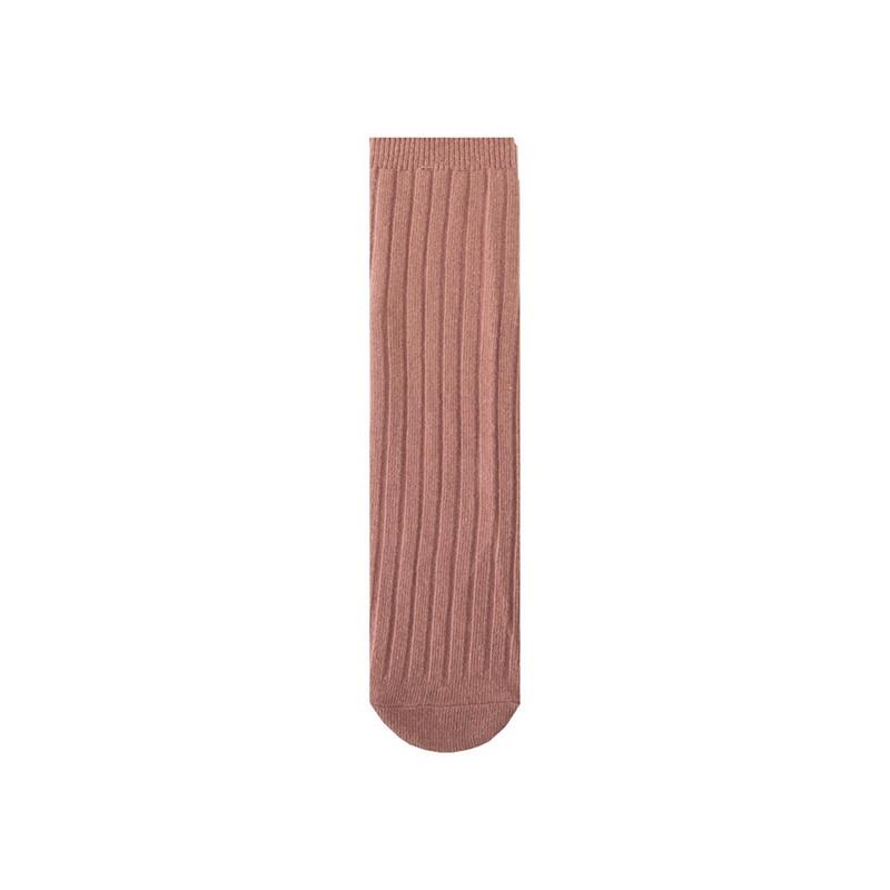 Soft Cotton Ribbed Knee High Socks for Baby Toddler Kids Breathable Solid Long Leg Warmers for Newborn Boys and Girls