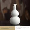 Ancient Style Chinese Ceramic Gourd Wine Bottle with Portable Mesh Bag for Cold Brew