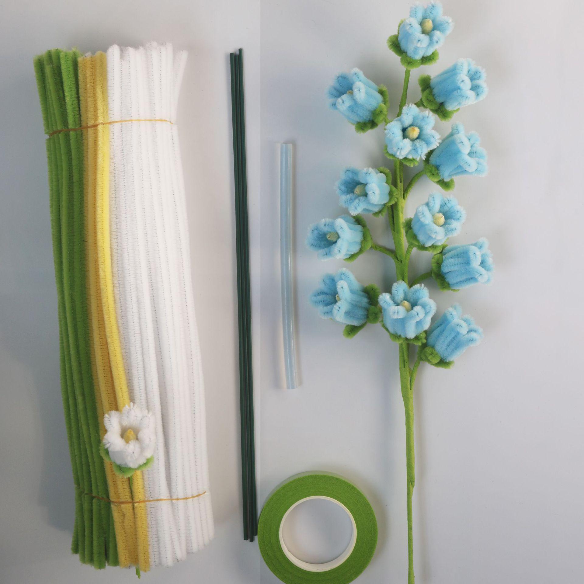 Lily Bouquet Twist: Handmade Encrypted Pipe Cleaner Flower DIY Kit