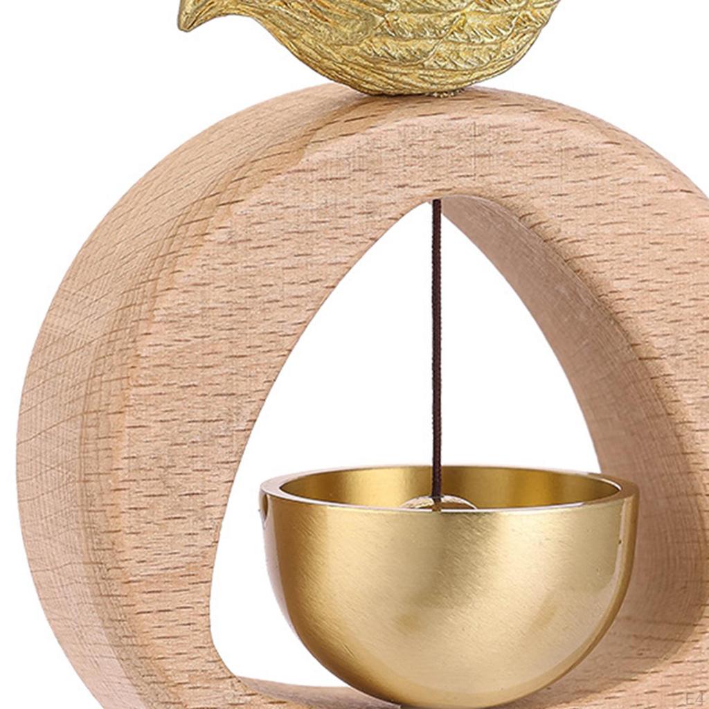 Doorbell Hanging Creative Gift Porch Store Farmhouse Shopkeeper Bells Wood