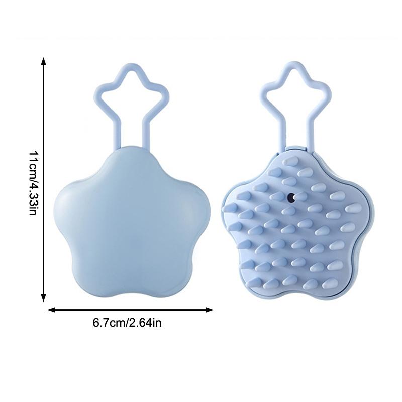 Scalp Scrubber Shampoo Brush Massager Clean Scalp Comb Hair Washing Brush Scalp Exfoliator Brush Head Scrubber Tools