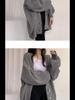 Women's V-Neck Lantern Sleeve Knitted Cardigan for Fall/Winter 2025
