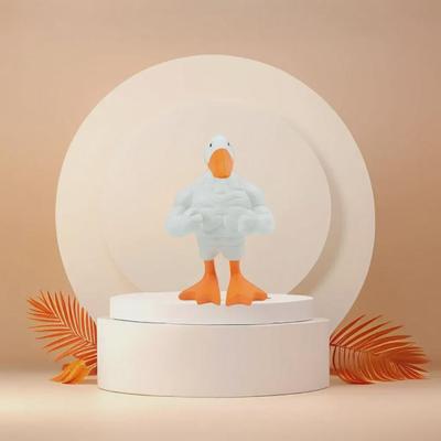 Ornements Créatifs de Canard Hercule 2024: Bricolages amusants de canards musclés pour la décoration intérieure et les cadeaux