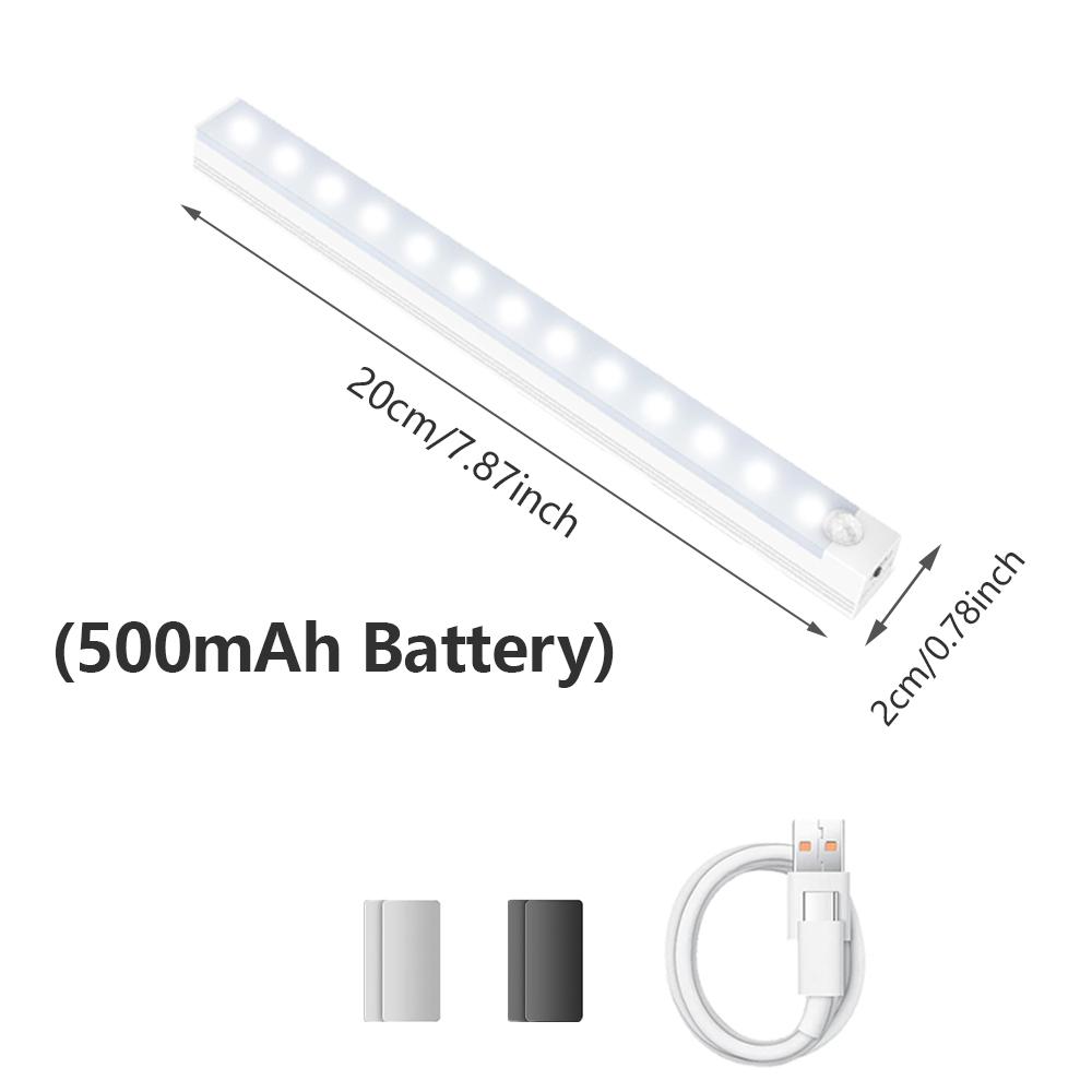 IRALAN LED Bewegungssensor Drahtloses LED Nachtlicht USB Wiederaufladbare Lampe Für Küchenschrank Kleiderschranklampe Treppenhaus