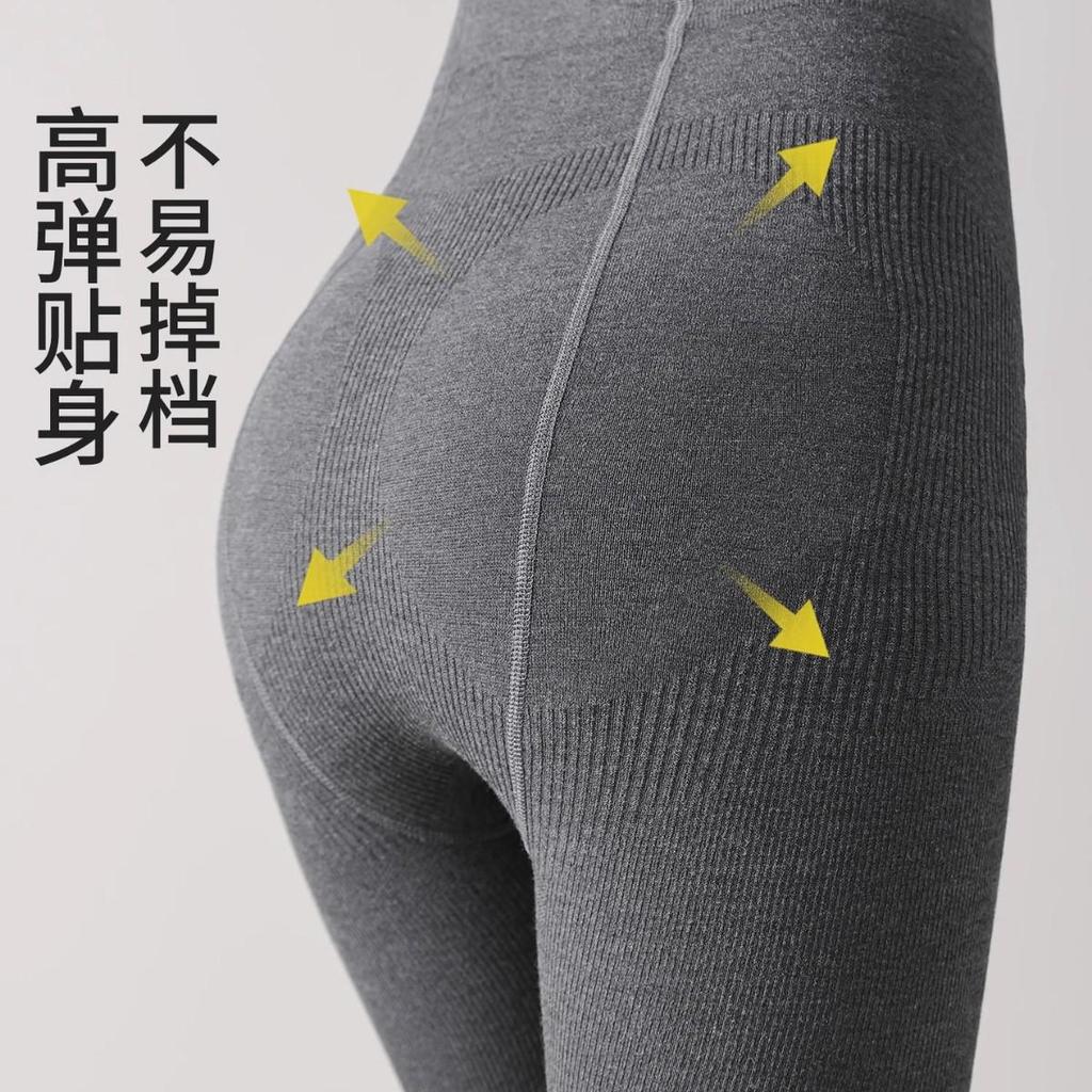 Women's 2025 Striped Leggings: Thick, Warm, Slimming One-Piece Pantyhose for Autumn/Winter.