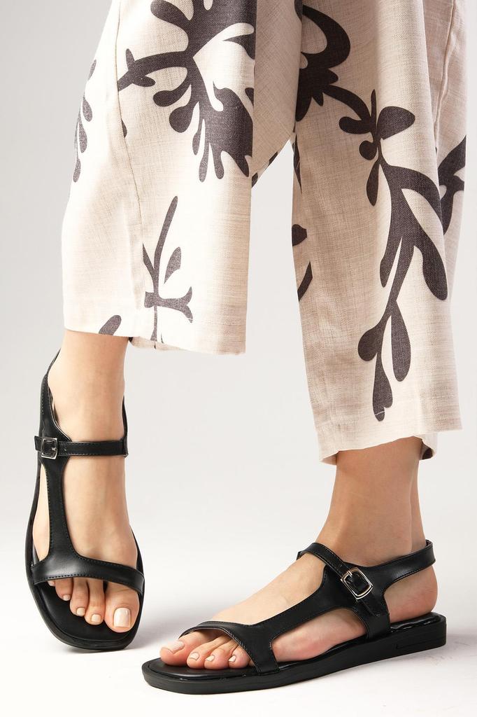 Sandálias femininas com sola plana Sydney cor branca sola macia sem corte