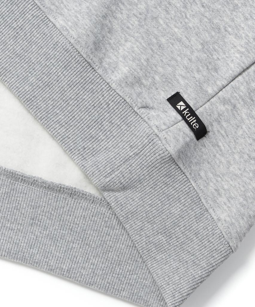 KULTE Twill Arch Logo Crewneck M.Grey
