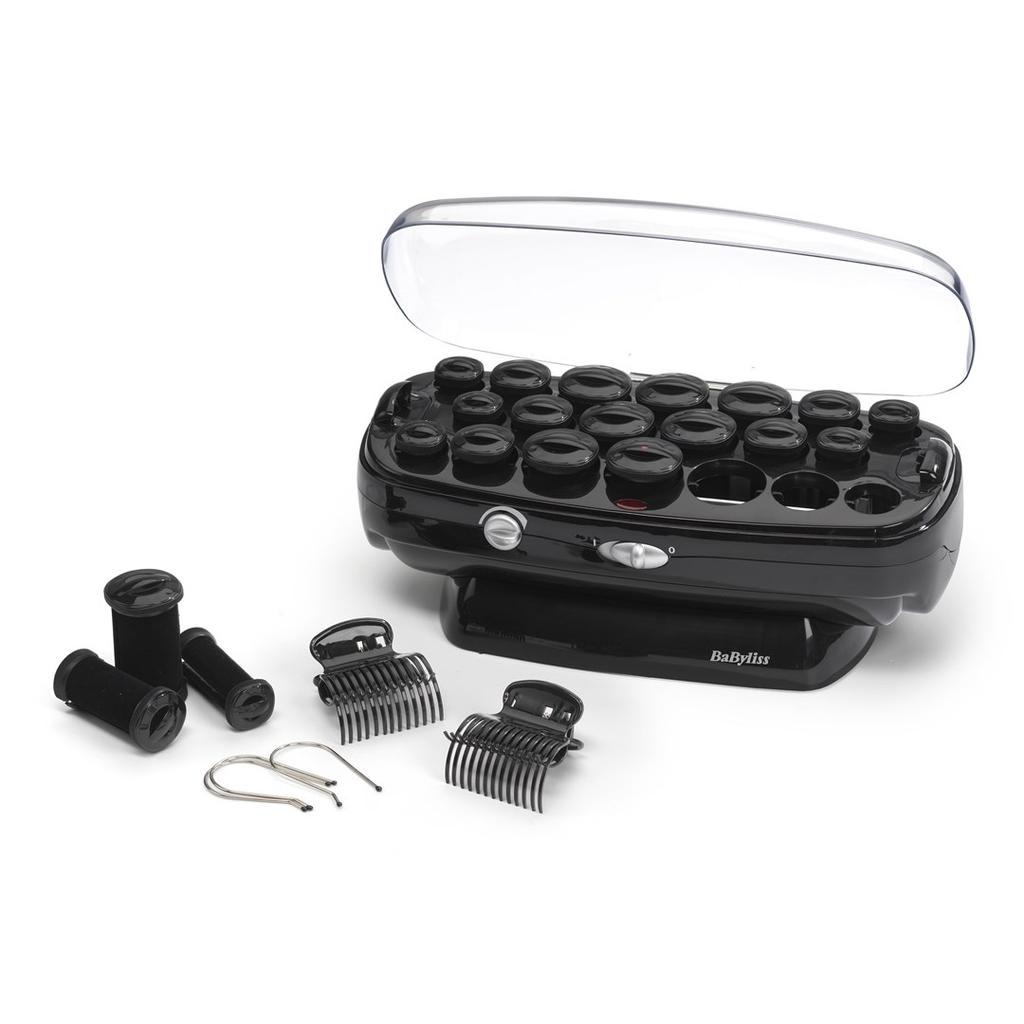 Babyliss RS035E Hair Curlers Thermo-Ceramic Rollers Black