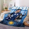 1 pièce Couverture en flanelle Célébration de Messi de l'Argentine Super Douce Mignonne Confortable pour Voyage Literie Canapé Canapé Couverture Y7304