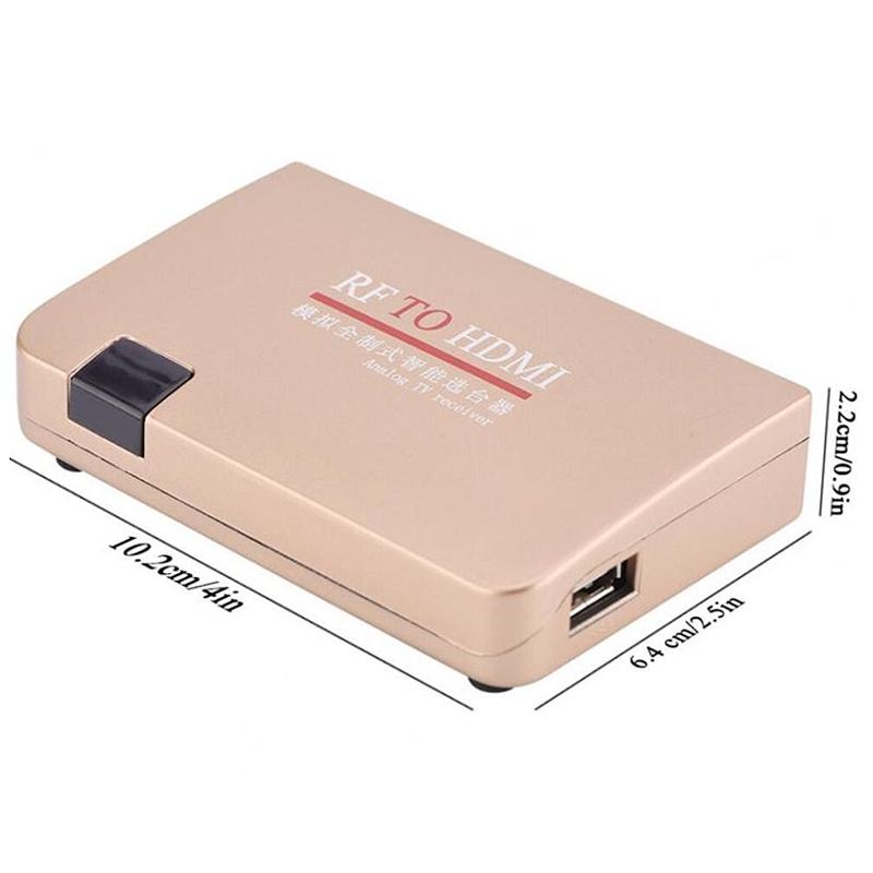 RF To HD Converter Adapter Analog Receiver Analog TV Box Digital Box