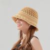 Summer Womens Cotton Mesh Bucket Hat With Wide Brim For Sun Protection And Casual Style