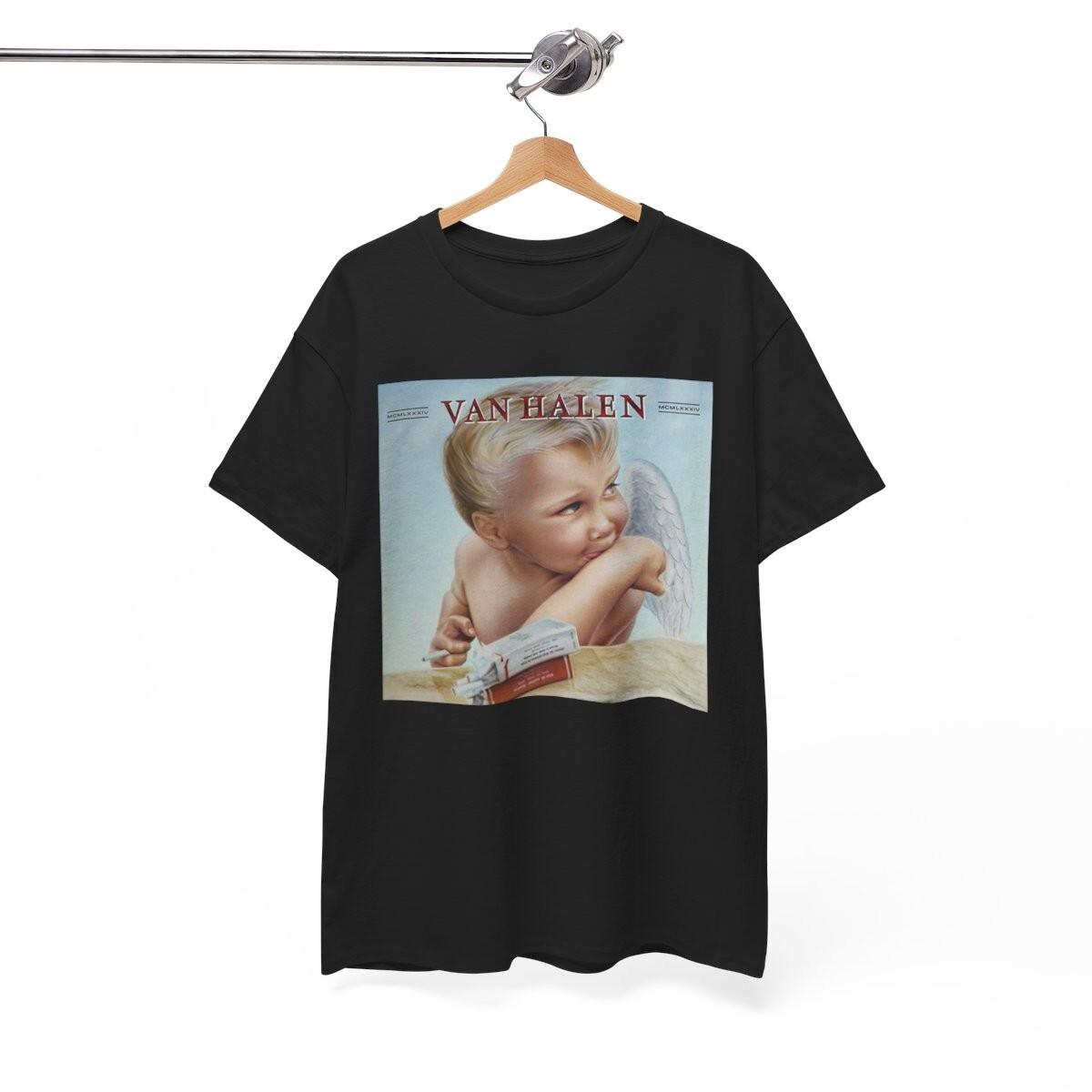 

26 Van Halen T-Shirt 1984 Album Vintage 80s Hard Rock Music Band Unisex Tee Unisex T-Shirt M