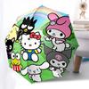 1pc Hello Kitty Rainbow Friends Umbrella with Plastic Handle,Suitable for All Seasons Home Travel Outdoor UmbrellaSanlio086