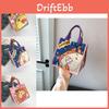 Sac à lunch en toile style streetwear tendance Sac à main compact mignon pour un usage quotidien Femmes