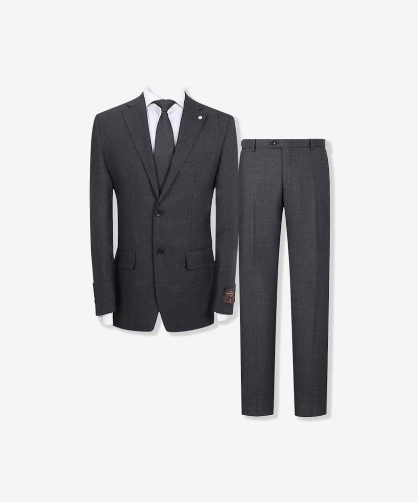 Sieg Wool Stretch Suit Set Grey (Pijac2062_Pipac2262) (C Type)