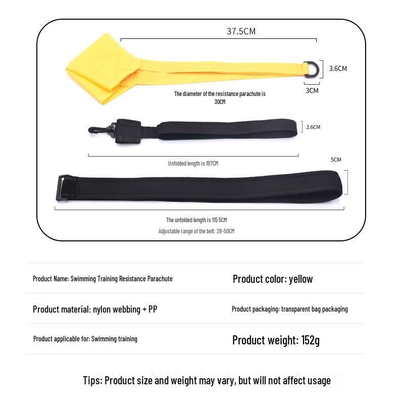 Adjustable Underwater Resistance Umbrella for Endurance Training - Suitable for Children and Adults