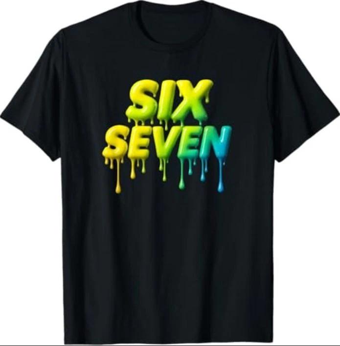Six Seven 67 Meme 6 7 T-Shirt L