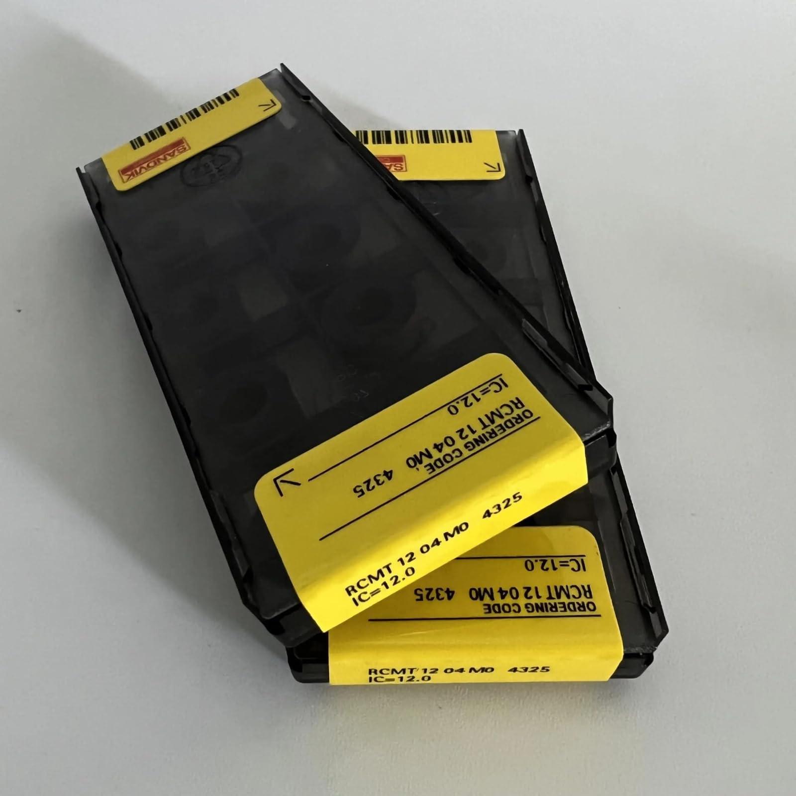 

Original Sandvik / RCMT1204M0 4325 / CNC lathe carbide blade 10 PCS