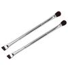 2pcs Double Ended Eyeshadow Brush Set Women Silver Soft Hair Makeup Slanted Eyebrow Brush Cosmetic