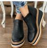 Women New Flat Women's Boots Zipper Women Shoes Plus Size Ankle Boots Keep Warm Fashion Winter Shoes