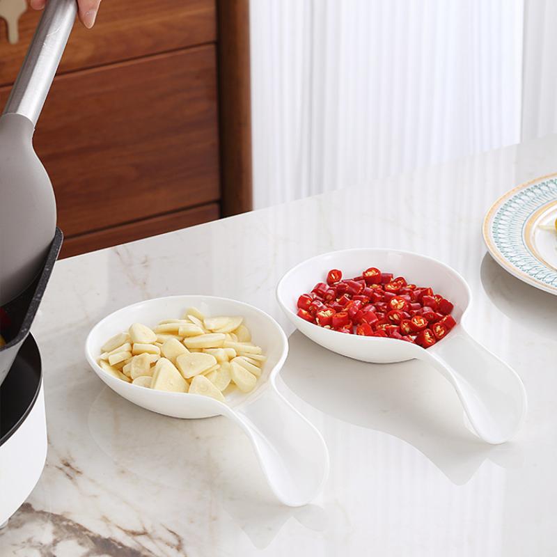 Spoon Rest Large Plastic Spoon Holder Heat-Resistant Cooking Spoon Rest Coffee Spoon Holder Dishwasher Safe Spoon Rest