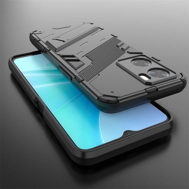 Für OPPO A57 4G Fall Auto Magnetischer Halter Stoßfest Rüstung Zurück Abdeckung Für Oppo A57 2022 EINE 57 OppoA57 CPH2387 6.56 "telefon Fällen