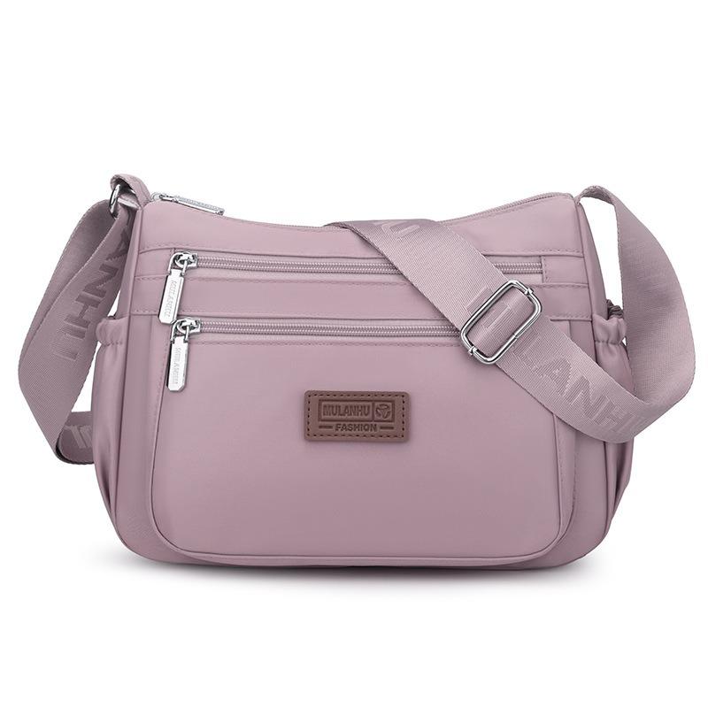 Mu Lanhu Casual Bag Spring New Lightweight Messenger Bag Trendy Multi-pocket Shoulder Nylon Women's Bag