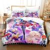 Bed Sheet Set Mato Seihei No Slave Bedding Set Printed With Pillowcase Duvet Cover Soft Queen King Size Bedclothes Home