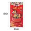 6Pcs/Set Plush Red Envelope Three-dimensional Hongbao Festival Decoration Horse Red Envelopes  Gift