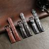 Suitable for Bamboo Wave L Piano Leather Strap Waterproof First Layer Cowhide Strap 13/15/18 Mm