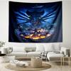 Alien Fire Quick-Dry Tapestry Hanging for Bedroom,Livingroom, Playroom,Decor Art Room Wall Tapestry Holiday and Birthday Gifts
